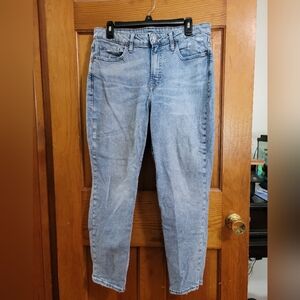 Old Navy | High Waisted OG Straight Ankle Jeans | Light Wash | Size 12